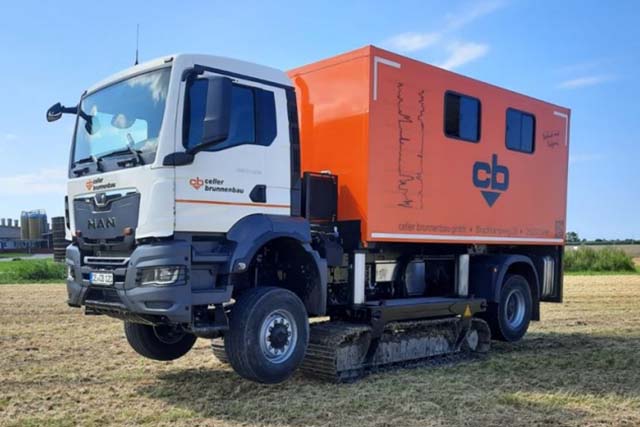 170 kN Crawler-Truck for Celler Brunnenbau